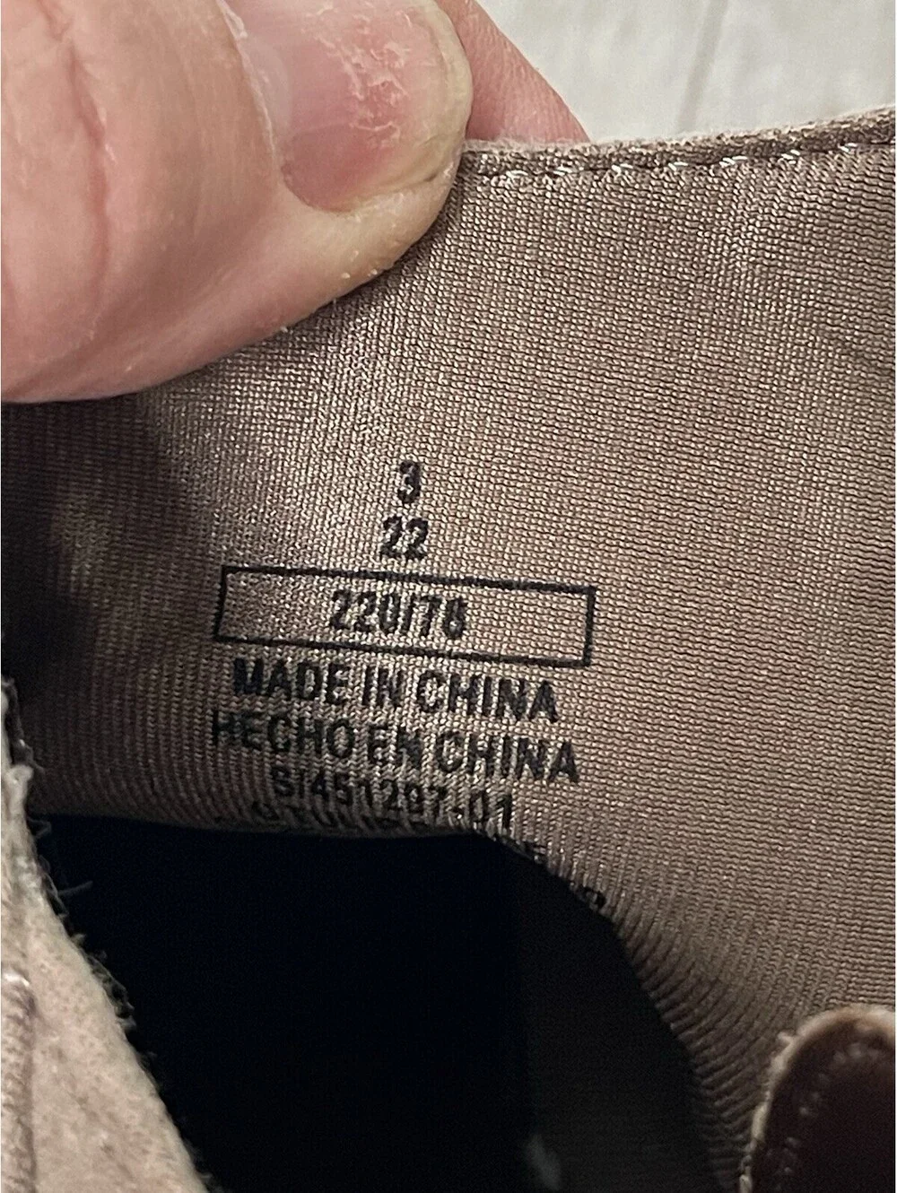 Old Navy Taupe Ankle Strap Booties Size 9
